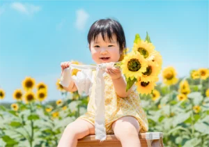 なちふぉとスタジオでの撮影写真